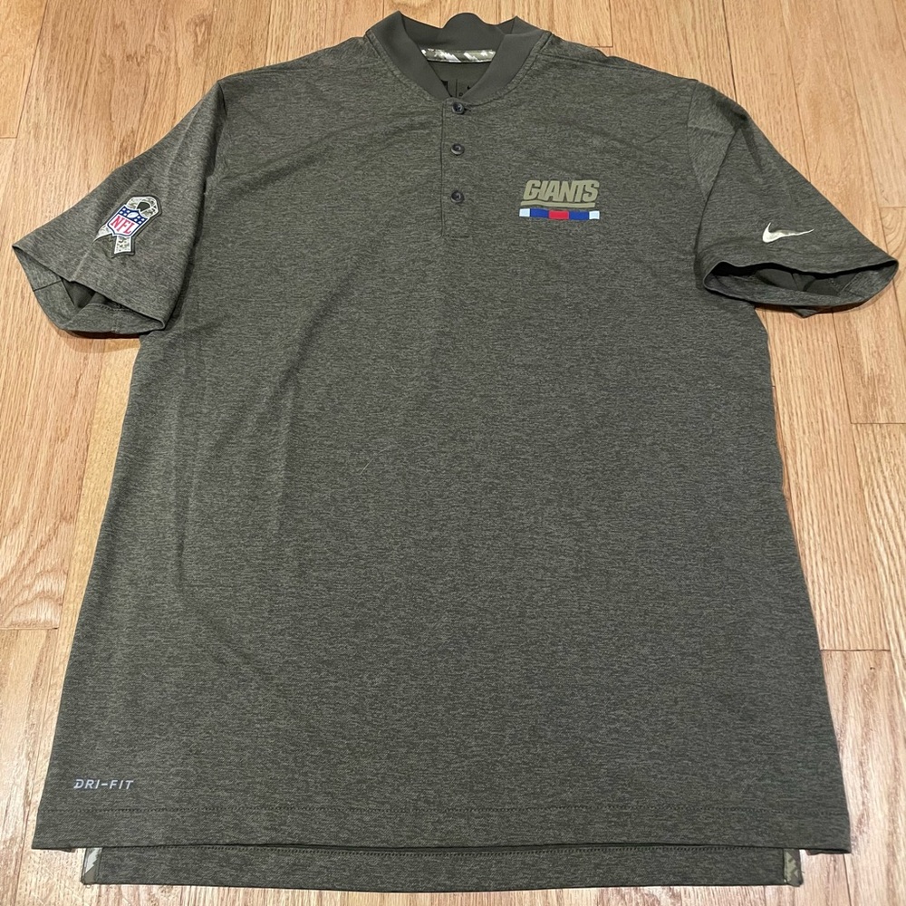 Nike New York Giants NFL SALUTE SERVICE Olive Green On-Field